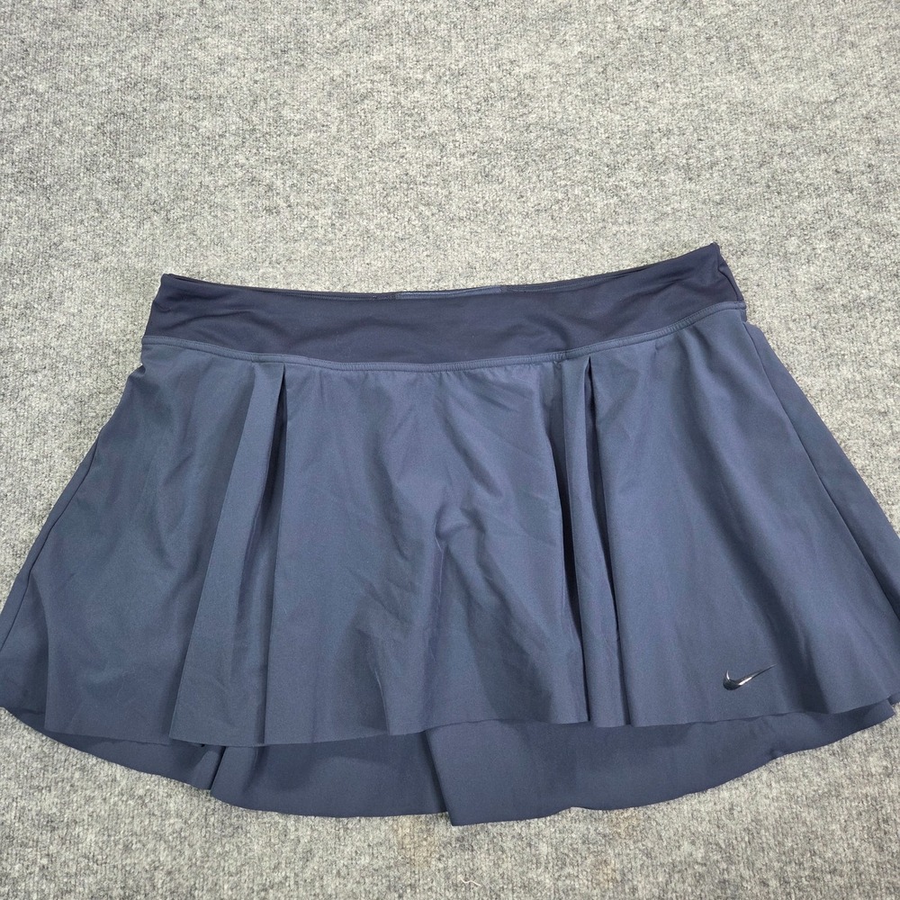 Nike Women's 3X Dri-Fit Move to Zero Navy Tennis Skort DD0343-451‎ MSRP $70